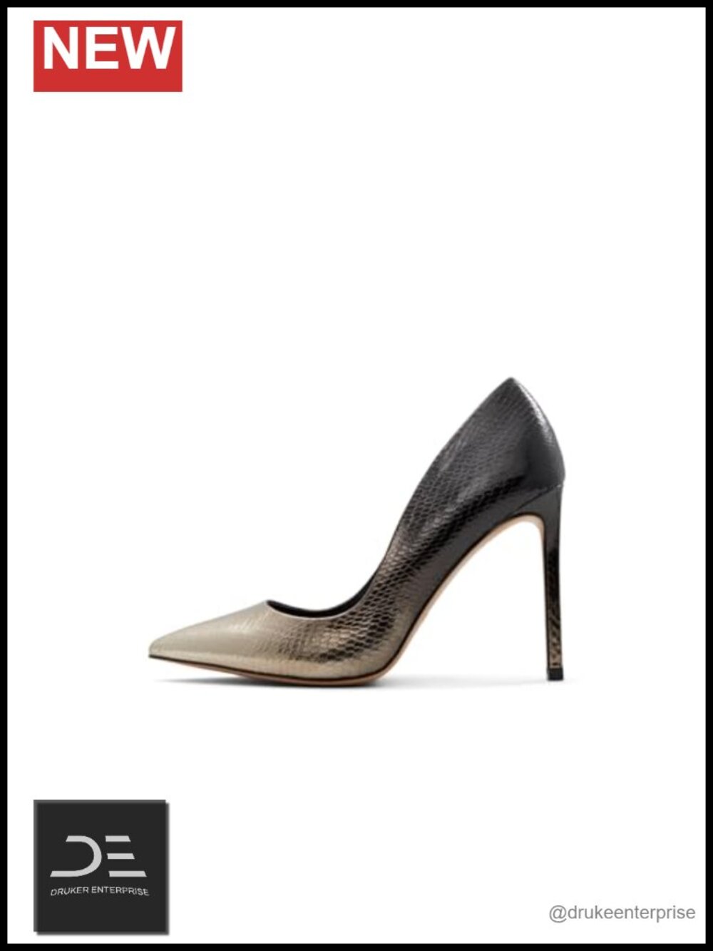 Women's Stiletto Heel Pumps - 4 Inch Heels, Synthetic
